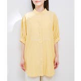 【WEB限定】スタンドフリルストライプ5分袖ブラウス | VIS  | 詳細画像15 