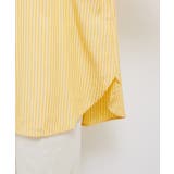 【WEB限定】スタンドフリルストライプ5分袖ブラウス | VIS  | 詳細画像21 