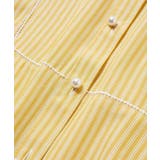 【WEB限定】スタンドフリルストライプ5分袖ブラウス | VIS  | 詳細画像22 