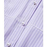 【WEB限定】スタンドフリルストライプ5分袖ブラウス | VIS  | 詳細画像25 