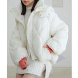 【WEB限定】ファイバーダウンダイヤキルトショートブルゾン | VIS  | 詳細画像1 