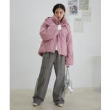 【WEB限定】ファイバーダウンダイヤキルトショートブルゾン | VIS  | 詳細画像3 