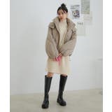 【WEB限定】ファイバーダウンダイヤキルトショートブルゾン | VIS  | 詳細画像8 