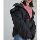 ブラック(01) | 【WEB限定】ファイバーダウンダイヤキルトショートブルゾン | VIS 