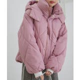 ピンク系(65) | 【WEB限定】ファイバーダウンダイヤキルトショートブルゾン | VIS 