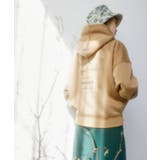 ブラウン系(24) | 【WEB限定】VAV刺繍バックロゴ裏起毛フーディ | VIS 