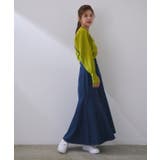 【WEB限定】ふんわりボリューム袖クルーネック畦編みニットプルオーバー | VIS | 詳細画像41
