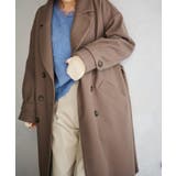 【WEB限定】ウールライクモッサトレンチコート | VIS  | 詳細画像11 