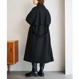 【WEB限定】ウールライクモッサトレンチコート | VIS  | 詳細画像14 