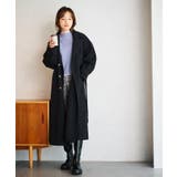 【WEB限定】ウールライクモッサトレンチコート | VIS  | 詳細画像15 