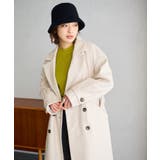 【WEB限定】ウールライクモッサトレンチコート | VIS  | 詳細画像24 