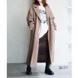 【WEB限定】ウールライクモッサトレンチコート | VIS  | 詳細画像45 