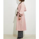 【WEB限定】配色カラーで魅せるスタンドカラーオーバーサイズトレンチコート | VIS | 詳細画像11