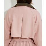 【WEB限定】配色カラーで魅せるスタンドカラーオーバーサイズトレンチコート | VIS | 詳細画像13