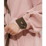 【WEB限定】配色カラーで魅せるスタンドカラーオーバーサイズトレンチコート | VIS | 詳細画像15