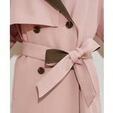 【WEB限定】配色カラーで魅せるスタンドカラーオーバーサイズトレンチコート | VIS | 詳細画像17