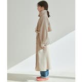 【WEB限定】配色カラーで魅せるスタンドカラーオーバーサイズトレンチコート | VIS | 詳細画像23
