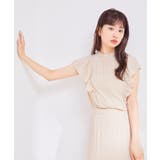 【WEB限定】【SET】楊柳フリルノースリブラウス&ティアードスカートセット | VIS | 詳細画像9