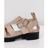 リサイクルフェイクレザーボリュームソールグルカサンダル | VIS  | 詳細画像14 