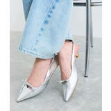 シルバー(93) | スリングバックリボンミュール | VIS