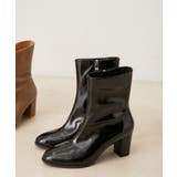 ブラック系(02) | ソフトヒールショートブーツ | VIS