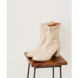 オフホワイト(15) | ソフトヒールショートブーツ | VIS