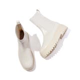 ホワイト系(14) | 【抗菌防臭】タンクソールサイドニットブーツ | VIS 