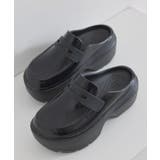 ブラック(01) | 【crocs】STOMP HIGH SHINE LOAFER【WEB限定】 | VIS