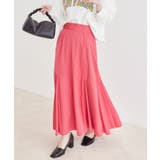 レッド(60) | ボリュームタフタアソートスカート【sustainable】 | VIS 