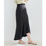 ブラック(01) | カルゼマーメイドスカート | VIS 