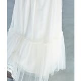 ニュアンス柄チュールスカート | VIS | 詳細画像12