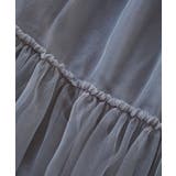 ニュアンス柄チュールスカート | VIS | 詳細画像23