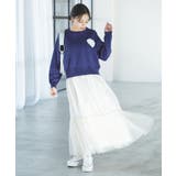 ニュアンス柄チュールスカート | VIS | 詳細画像8