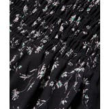 【セットアップ対応】花柄シャーリングロングスカート | VIS  | 詳細画像18 