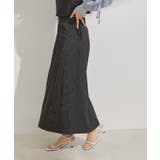 【セットアップ対応】ナイロンワッシャーAラインスカート【洗える】 | VIS  | 詳細画像12 