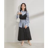 【セットアップ対応】ナイロンワッシャーAラインスカート【洗える】 | VIS  | 詳細画像14 