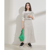 【セットアップ対応】ナイロンワッシャーAラインスカート【洗える】 | VIS  | 詳細画像16 