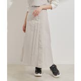 【セットアップ対応】ナイロンワッシャーAラインスカート【洗える】 | VIS  | 詳細画像18 