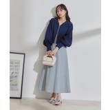 【セットアップ対応】ナイロンワッシャーAラインスカート【洗える】 | VIS  | 詳細画像4 