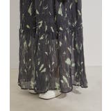 柄＆無地アソートシャーリングティアードスカート | VIS  | 詳細画像25 