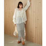 フリンジクロシェメッシュニットスカート | VIS  | 詳細画像7 