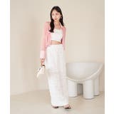 【選べる着丈】フリンジカットロングスカート【洗える】 | VIS | 詳細画像13