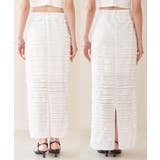 【選べる着丈】フリンジカットロングスカート【洗える】 | VIS | 詳細画像20