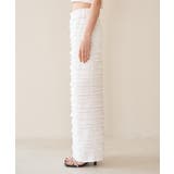 【選べる着丈】フリンジカットロングスカート【洗える】 | VIS | 詳細画像21