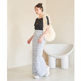 【選べる着丈】フリンジカットロングスカート【洗える】 | VIS | 詳細画像3