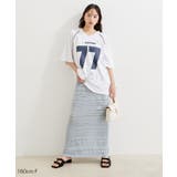 【選べる着丈】フリンジカットロングスカート【洗える】 | VIS | 詳細画像33