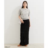 【選べる着丈】フリンジカットロングスカート【洗える】 | VIS | 詳細画像35