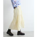 【洗える】ワッシャー加工スカート | VIS  | 詳細画像5 