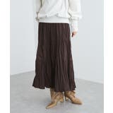 【洗える】ワッシャー加工スカート | VIS  | 詳細画像8 