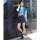 フラワージャガードタイトミニスカート | VIS | 詳細画像2